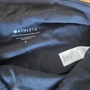 Athleta Elation High Rise Leggings Black Size Small